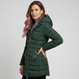 Elvira | Manteau à capuche oversize élégant