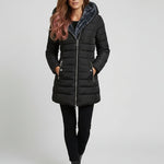 Elvira | Manteau à capuche oversize élégant