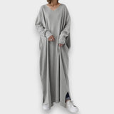 Estelle | Robe décontractée élégante à col en V