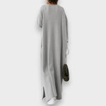 Estelle | Robe décontractée élégante à col en V