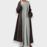 Estelle | Robe décontractée élégante à col en V