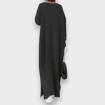 Estelle | Robe décontractée élégante à col en V