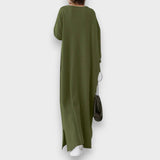 Estelle | Robe décontractée élégante à col en V