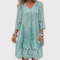 Evelyn – Robe élégante en dentelle à col en V