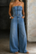 Evie - Salopette en denim sans bretelles