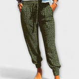 Feli - Pantalon large imprimé léopard