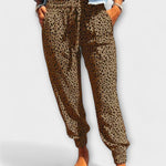 Feli – Pantalon léopard à jambes larges