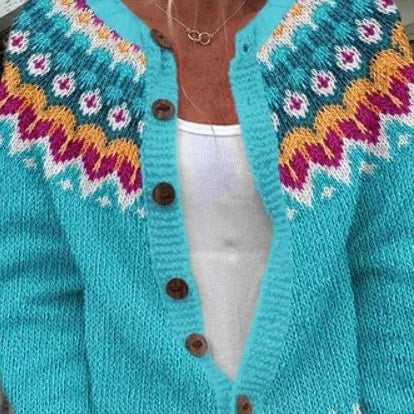 Lysandra | Cardigan à motif nordique