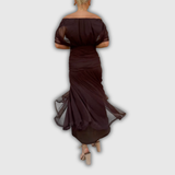 Florendra | Robe longue fleurie à col en V