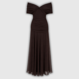 Florendra | Robe longue fleurie à col en V