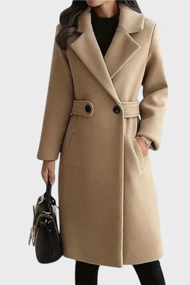 Frederikke Manteau en laine