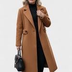 Frederikke Manteau en laine