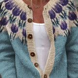 Ottoline | Cardigan à empiècement fleuri
