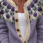 Ottoline | Cardigan à empiècement fleuri