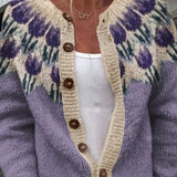 Ottoline | Cardigan à empiècement fleuri