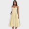 Gesine - Robe midi corset sans manches