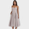Gesine - Robe midi corset sans manches