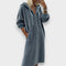 Giada | Robe à capuche décontractée en molleton gaufré