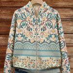 Ginette | Cardigan à bordure florale