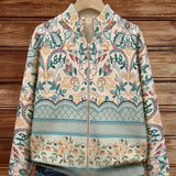 Ginette | Cardigan à bordure florale