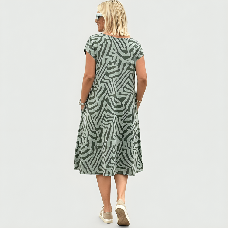 Giselle | Robe d’été imprimée