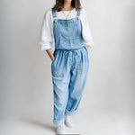 Hannah - Combinaison en denim décontractée