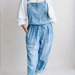 Hannah - Combinaison en denim décontractée
