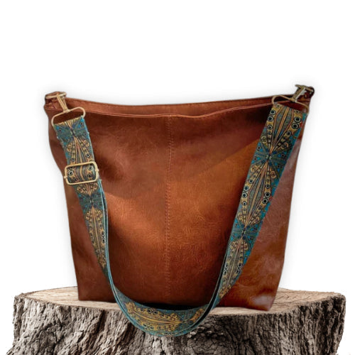 Hannah Ida | Sac bandoulière en cuir vintage