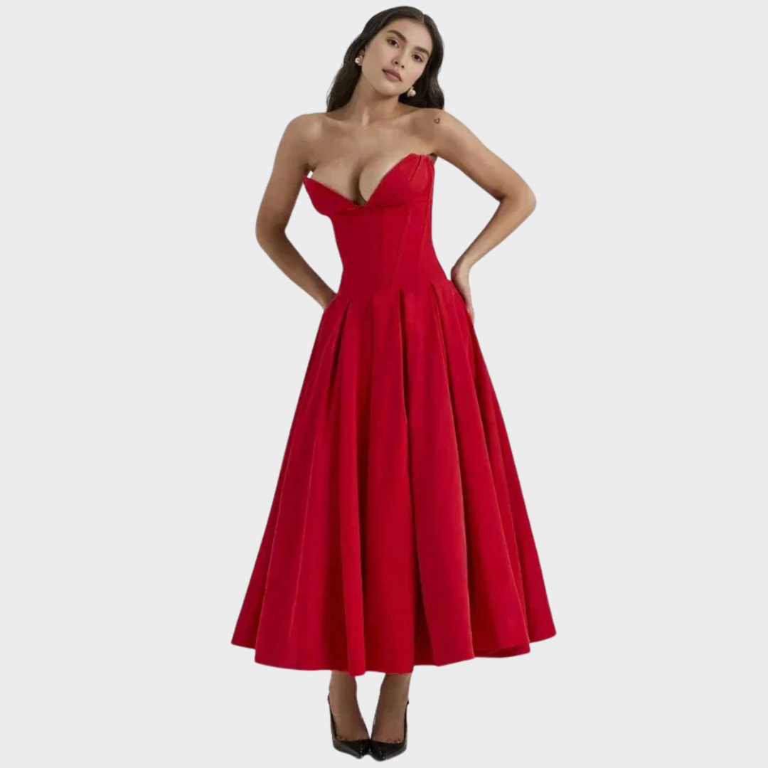 Harper | Robe midi élégante pour femme