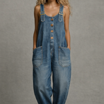 Harriet - Combinaison en denim élégante avec poches