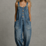 Harriet - Combinaison en denim élégante avec poches