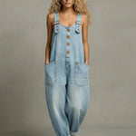 Harriet - Combinaison en denim élégante avec poches
