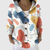 Nerys | Cardigan à motif abstrait