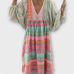 Hermine, robe décontractée et éclatante