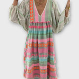 Hermine, robe décontractée et éclatante