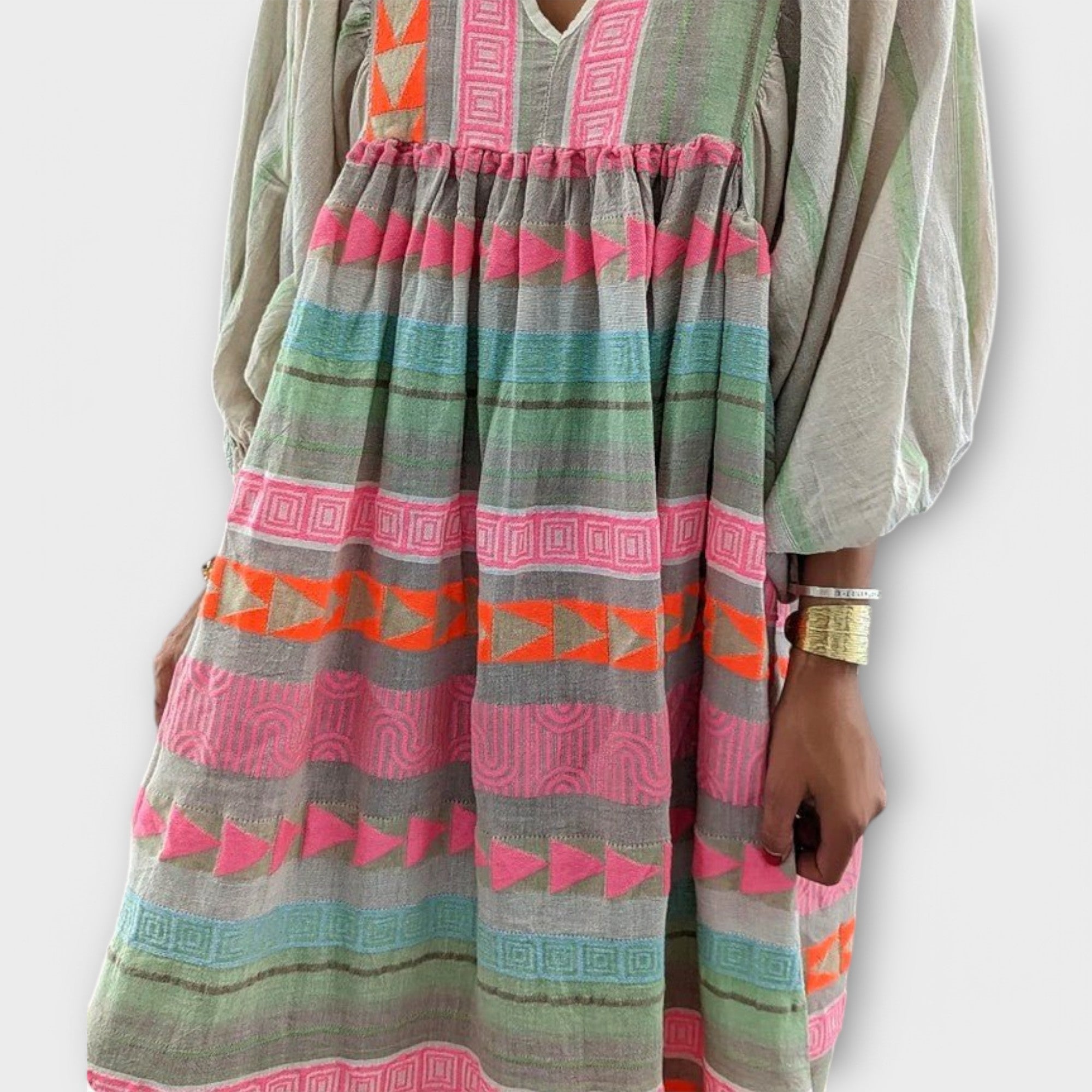 Hermine, robe décontractée et éclatante