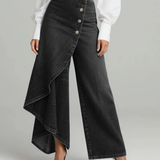 Holly - Pantalon en denim cache-cœur