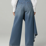 Holly - Pantalon en denim cache-cœur