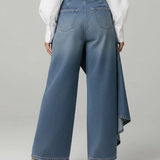 Holly - Pantalon en denim cache-cœur
