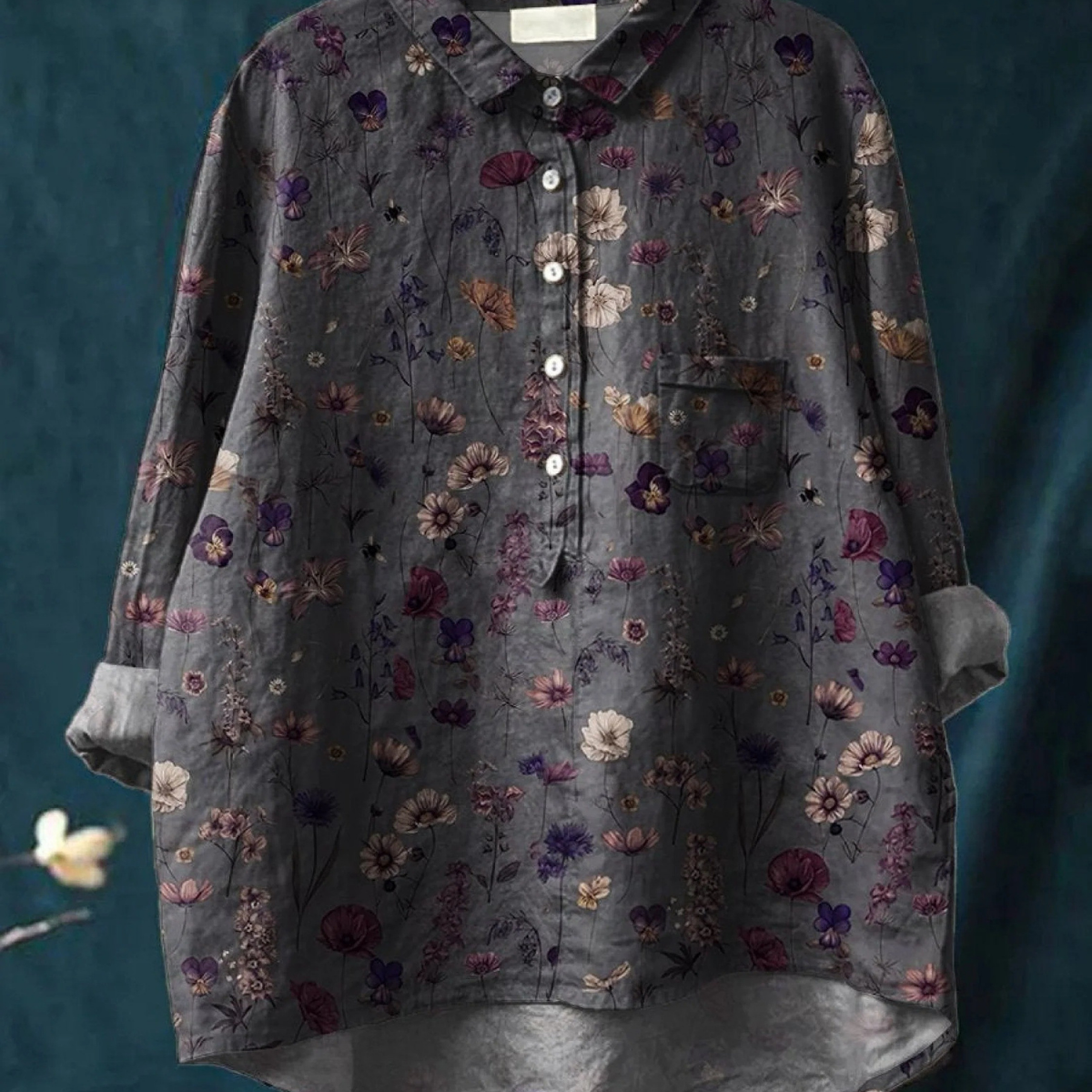 Ida | Blouse décontractée femme à imprimé floral