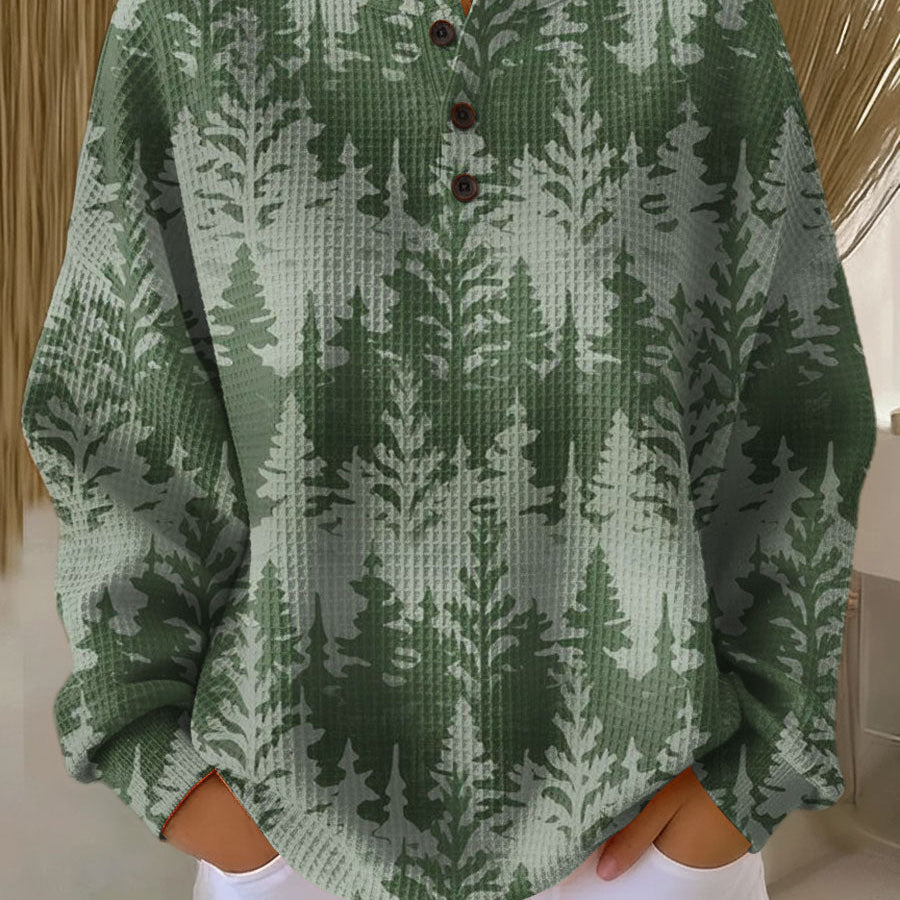 Inga | Sweat-shirt à motif sapin classique