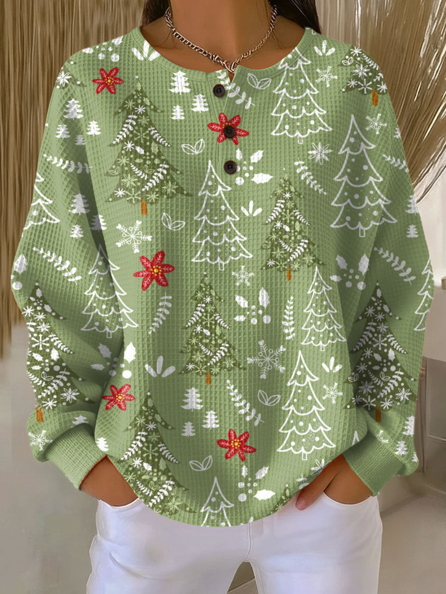 Ingrid | Pull à motif sapin de Noël