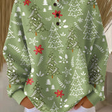 Ingrid | Pull à motif sapin de Noël