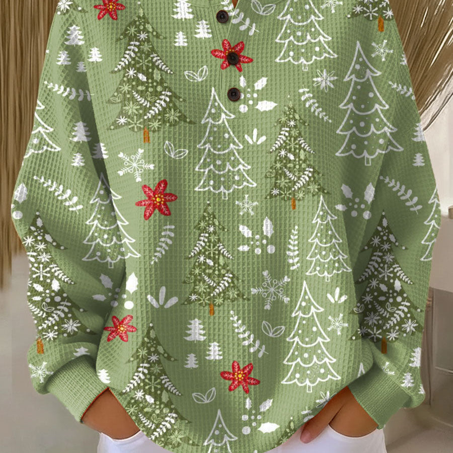 Ingrid | Pull à motif sapin de Noël