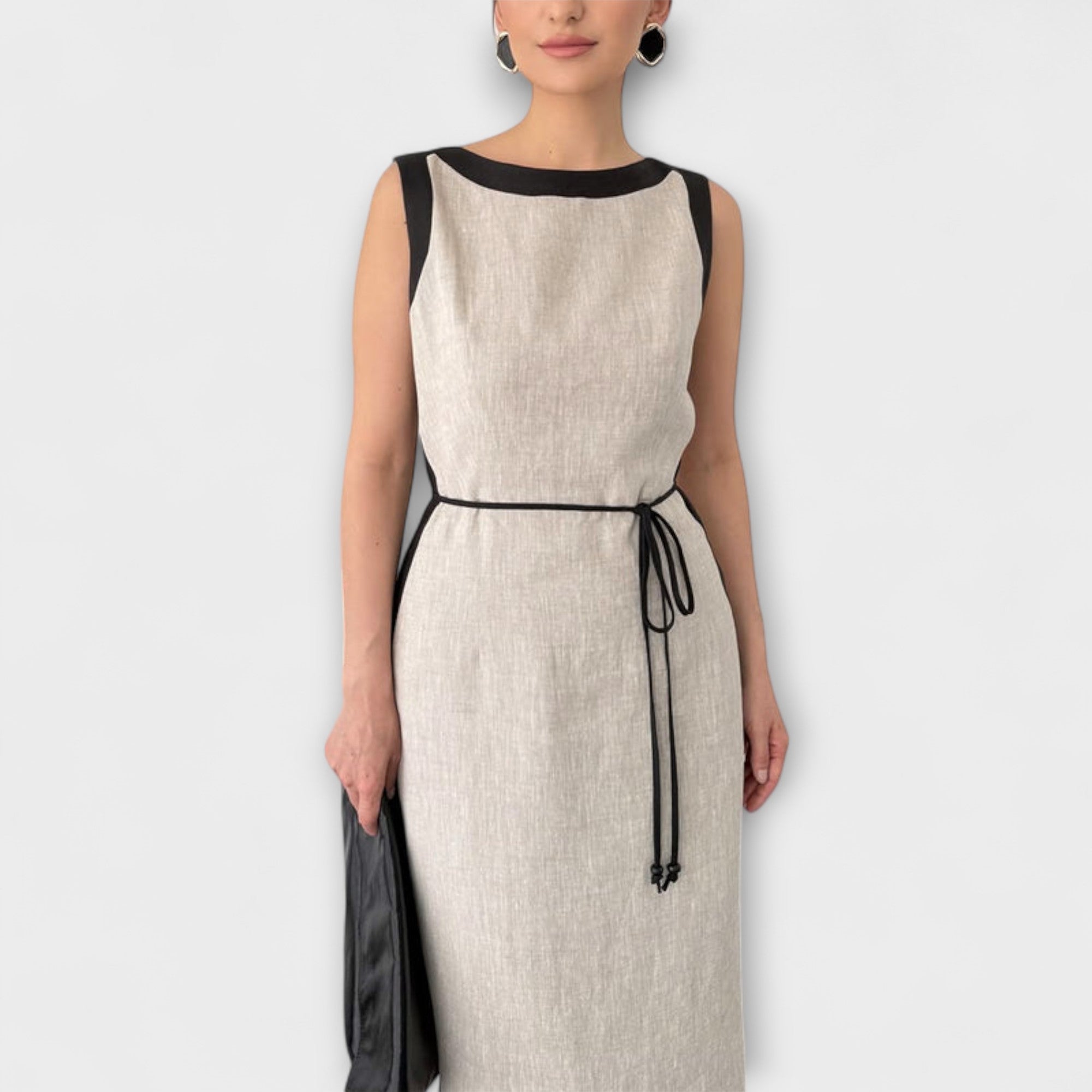 Irene - Robe chic sans manches