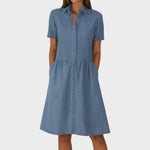 Isabella | Robe en denim décontractée