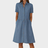 Isabella | Robe en denim décontractée