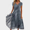 Isha | Robe midi élégante à col en V