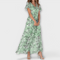 Jasmina | Robe longue en chiffon fleuri