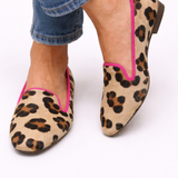 Jessica | Mocassins imprimé léopard